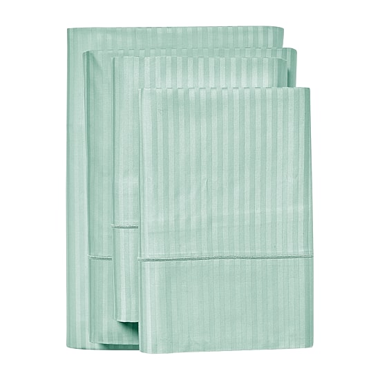 Kathy Ireland Damask Stripe With Optifit 500tc Sheet Set