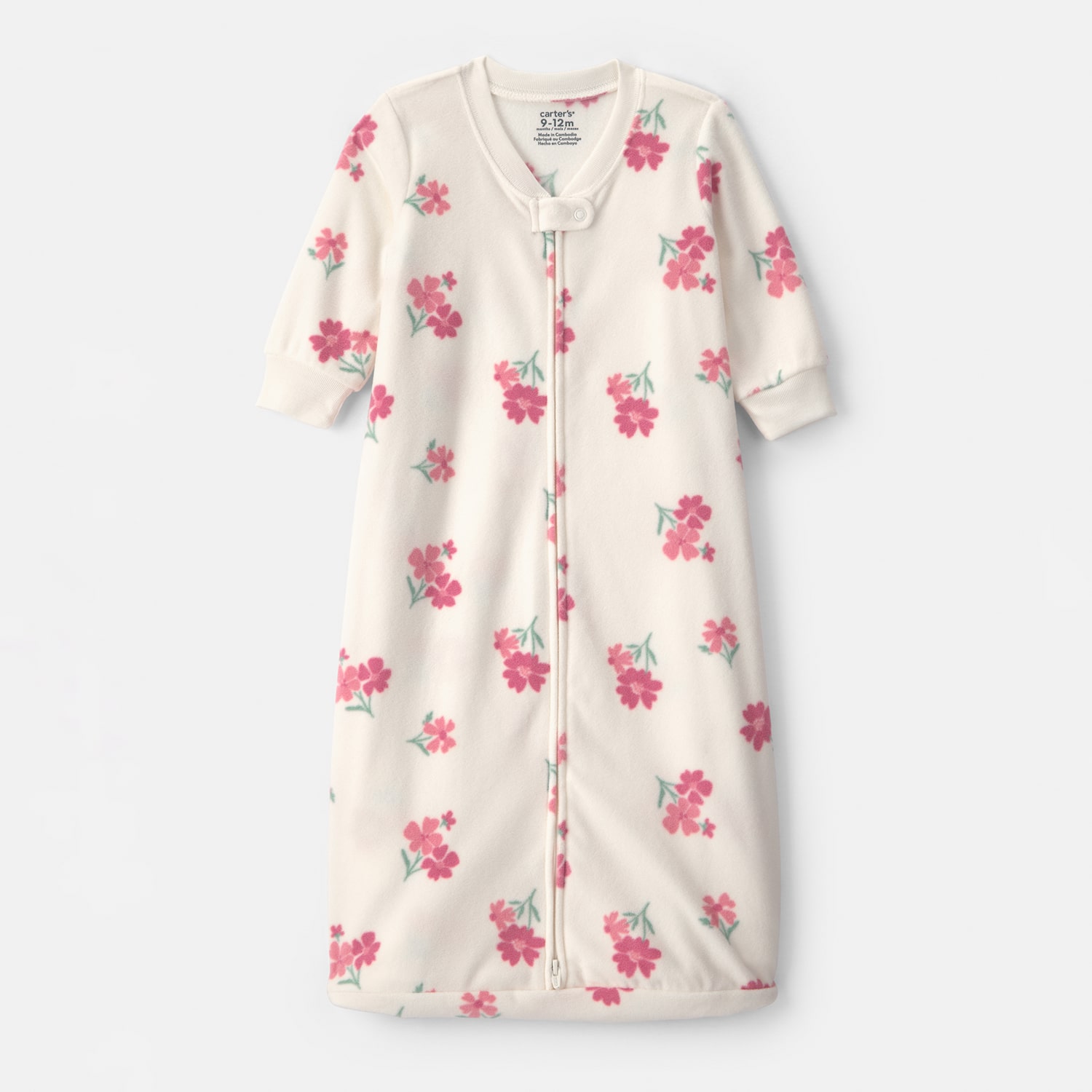 Carter's Floral Baby Girls Long Sleeve Sleep Sack