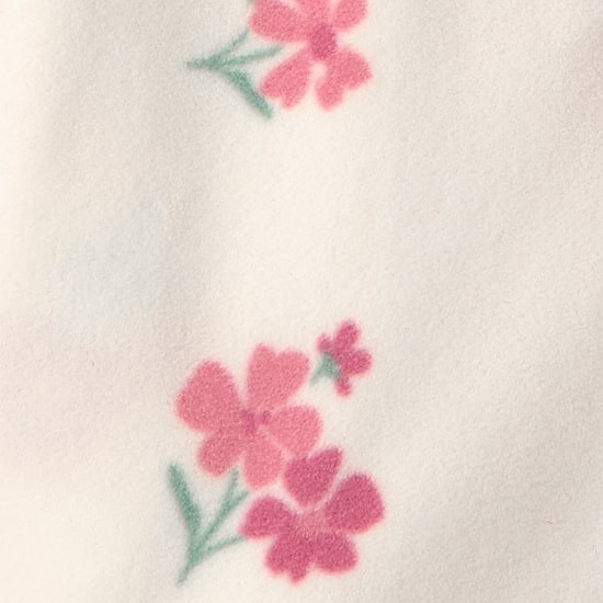 Carter's Microfleece Floral Baby Girls Long Sleeve Sleep Sack