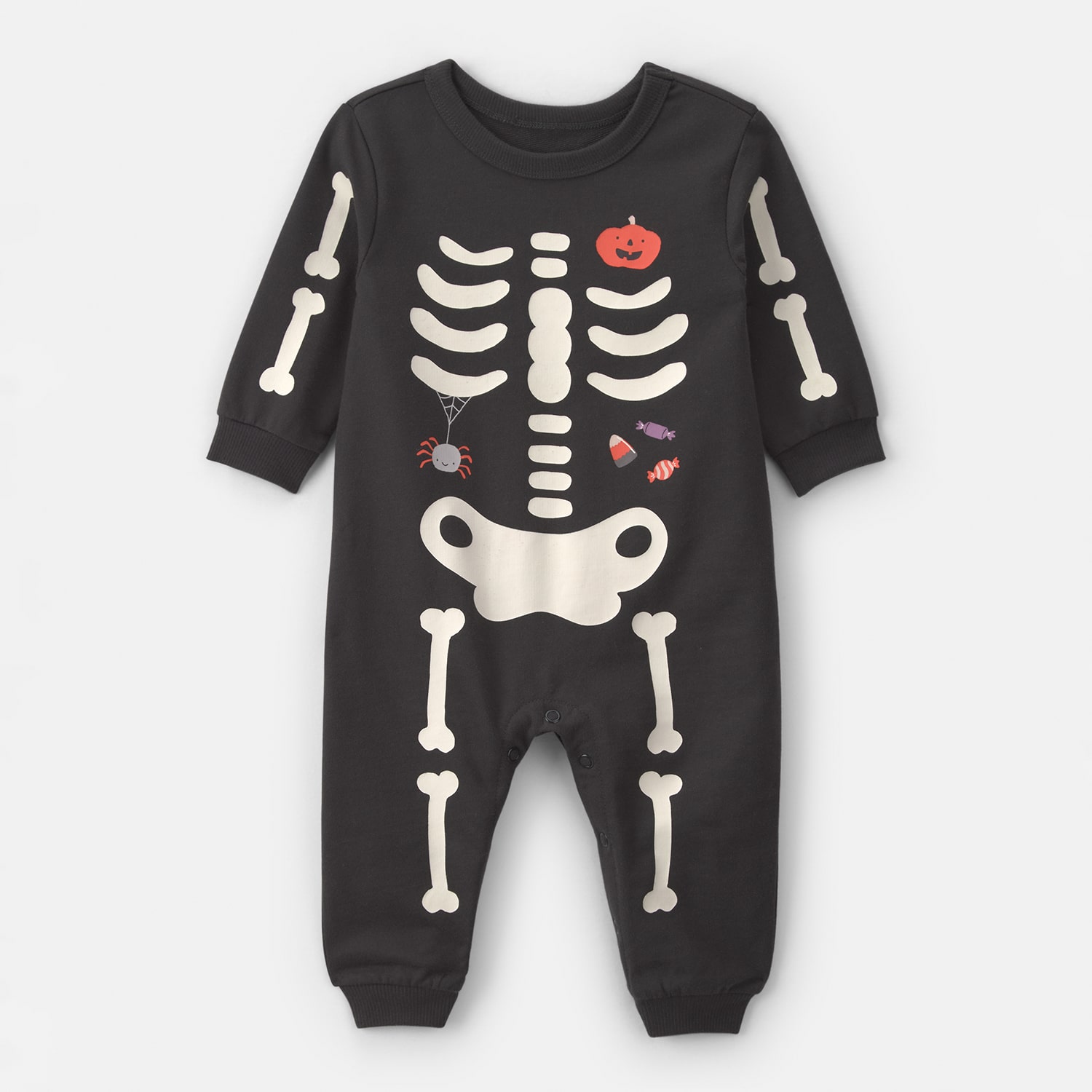 Carter's Halloween Baby Unisex Crew Neck Long Sleeve Jumpsuit