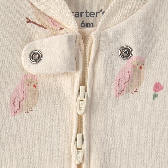 Carter's Bird Baby Girls Animal Sleep and Play