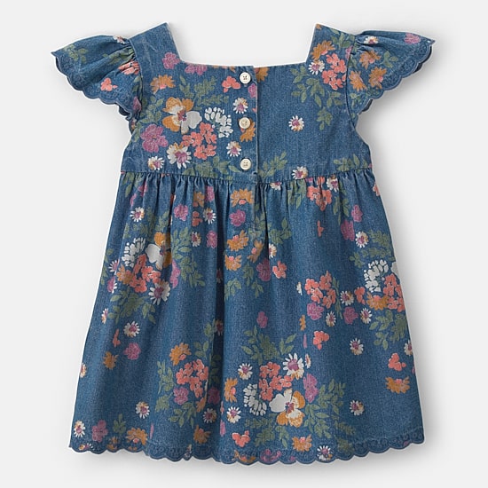 Oshkosh Baby Girls 2-pc. Flutter Short Sleeve A-Line Dress