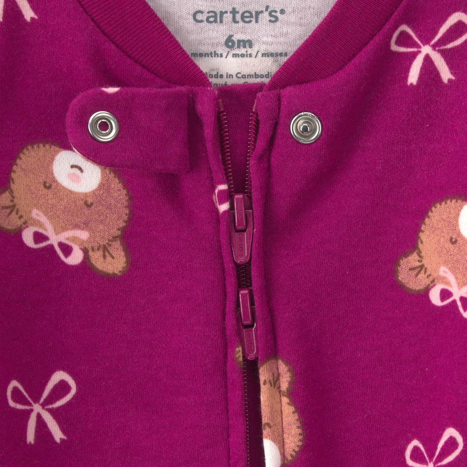 Carter's Baby Girls Animal Sleep and Play