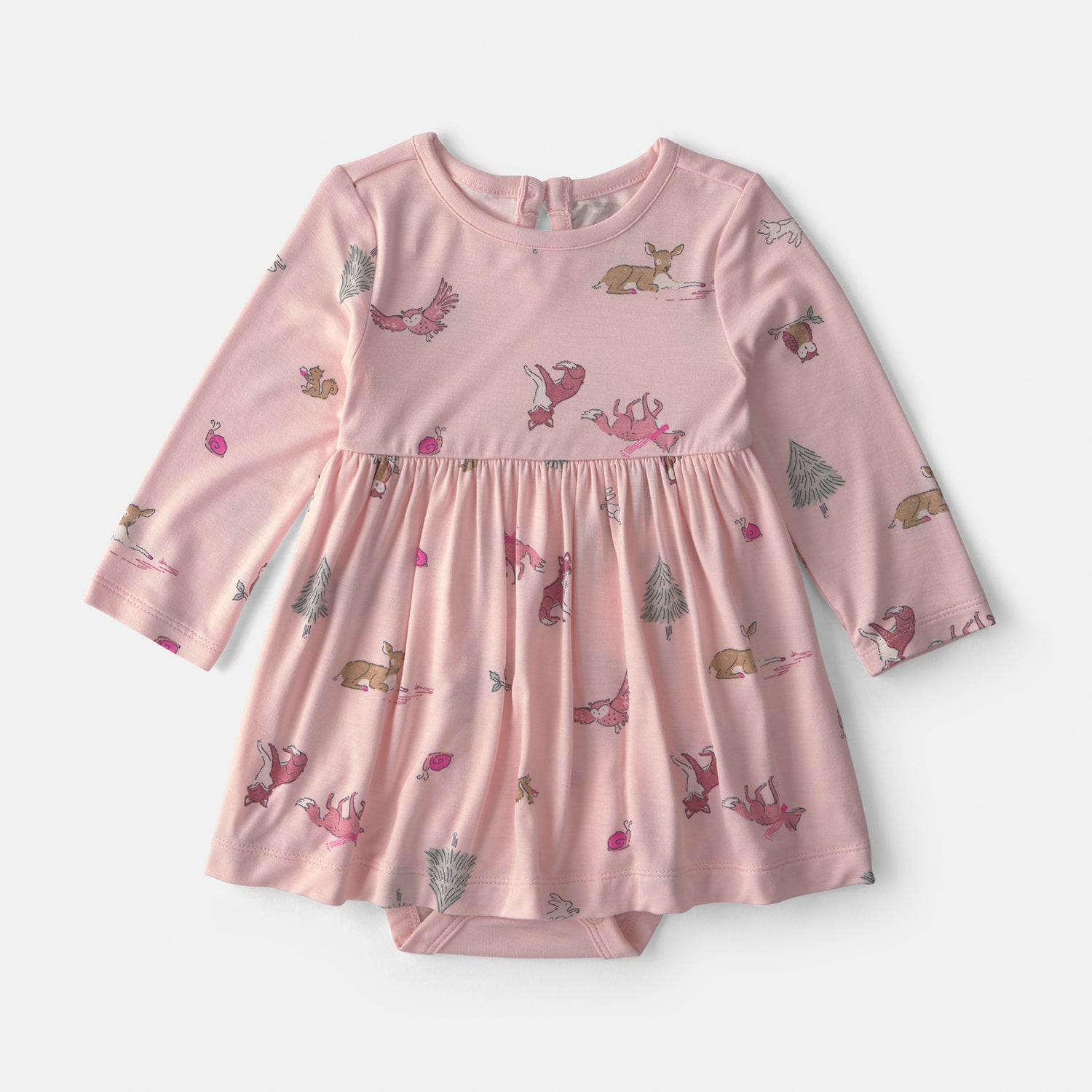 Carter's Baby Girls Long Sleeve Fitted A-Line Dress