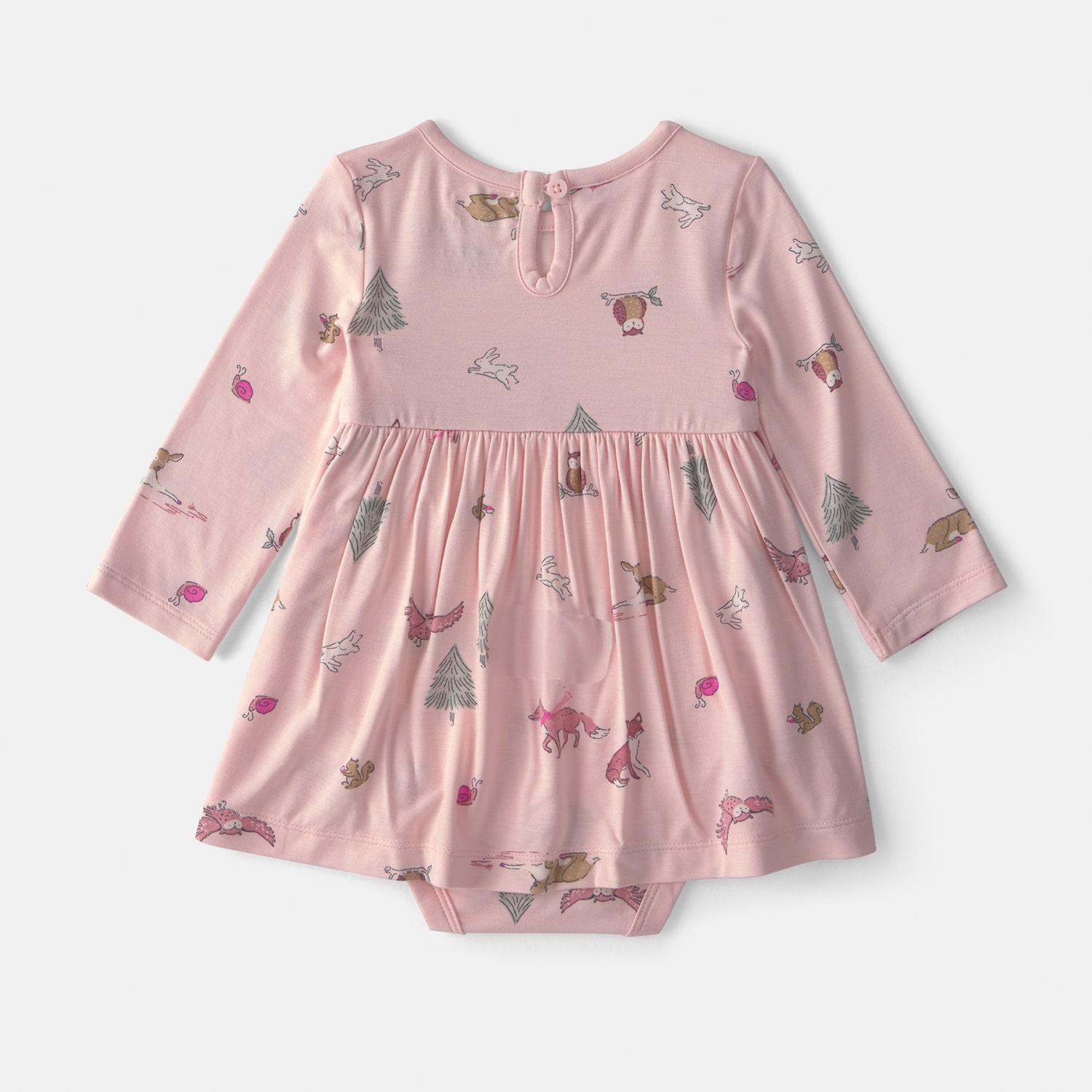 Carter's Baby Girls Long Sleeve Fitted A-Line Dress