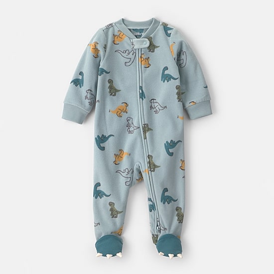Carter's Microfleece Dinosaur Baby Boys Animal Dinosaurs Sleep and Play