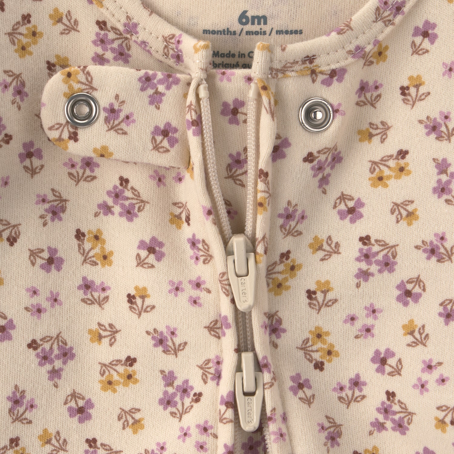 Carter's Floral Baby Girls Sleep and Play
