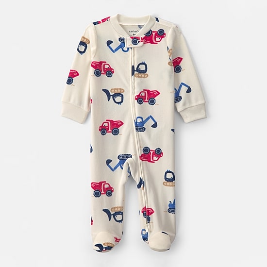 Carter's Microfleece Construction Baby Boys Sleep and Play
