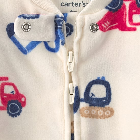 Carter's Microfleece Construction Baby Boys Sleep and Play