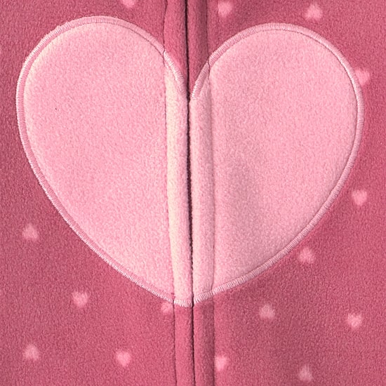Carter's Microfleece Heart Baby Girls Hearts Hearts Sleep and Play