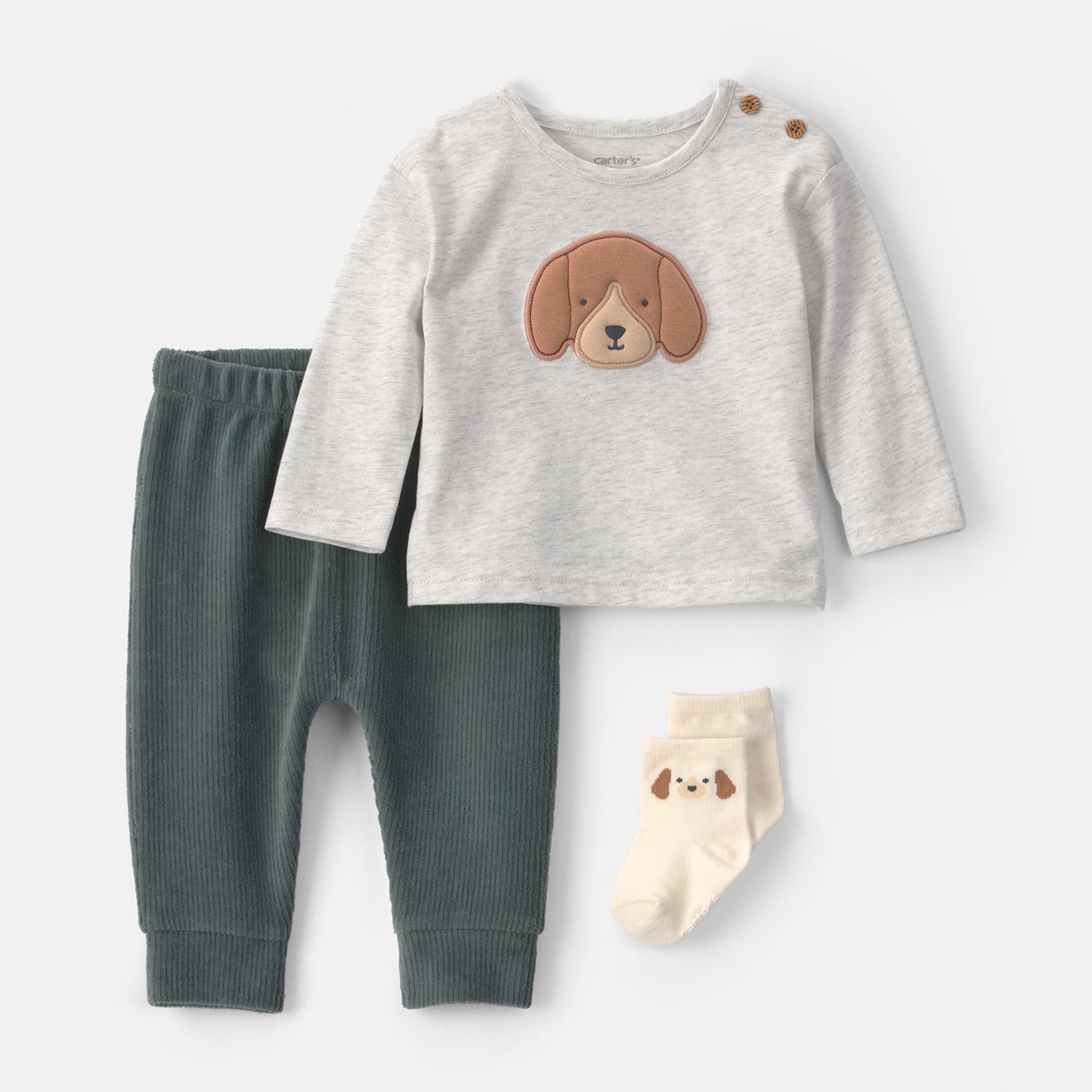 Carter's Baby Boys Jersey 3-pc. Pant Set
