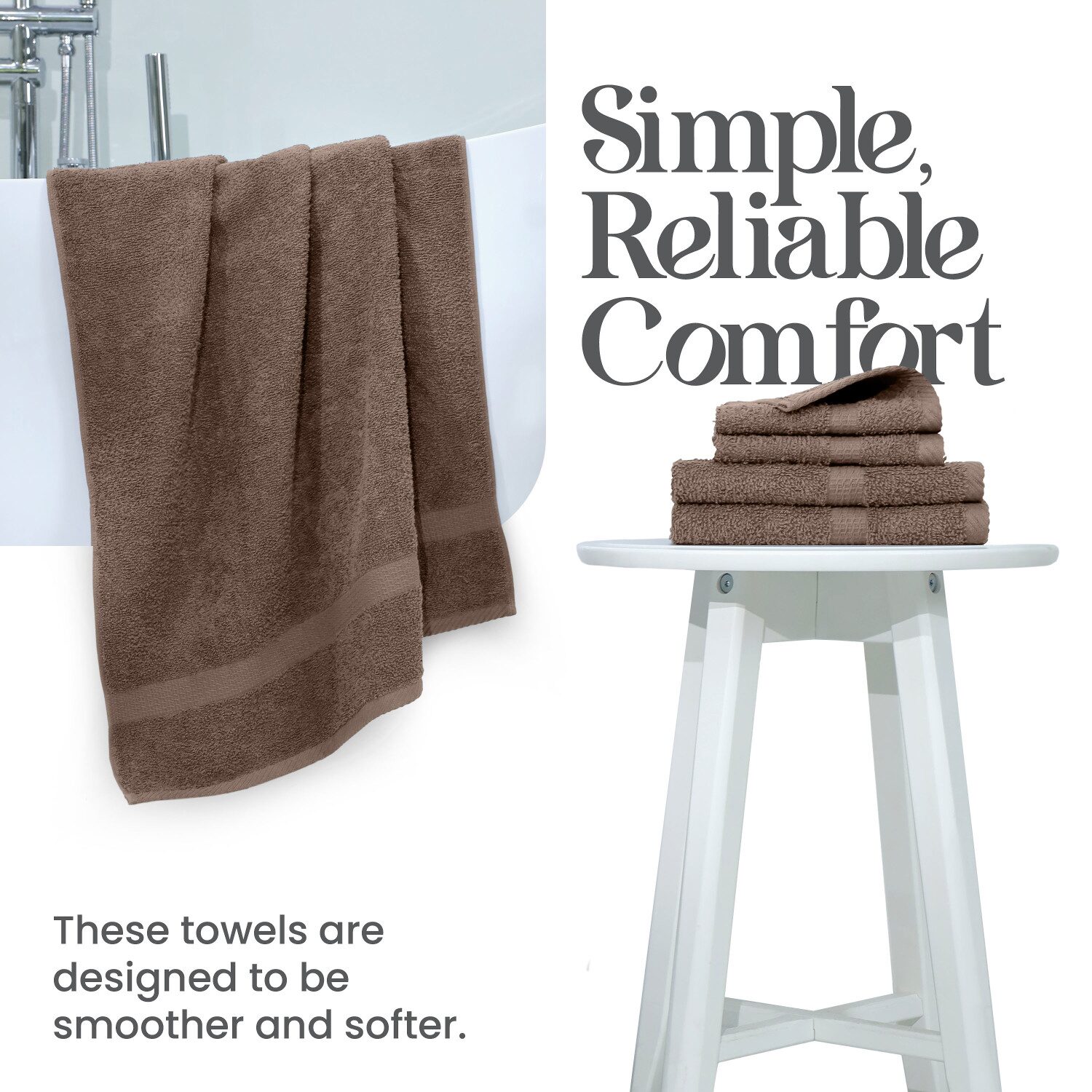 Utica Essentials 6-pc. Quick Dry Bath Towel Set