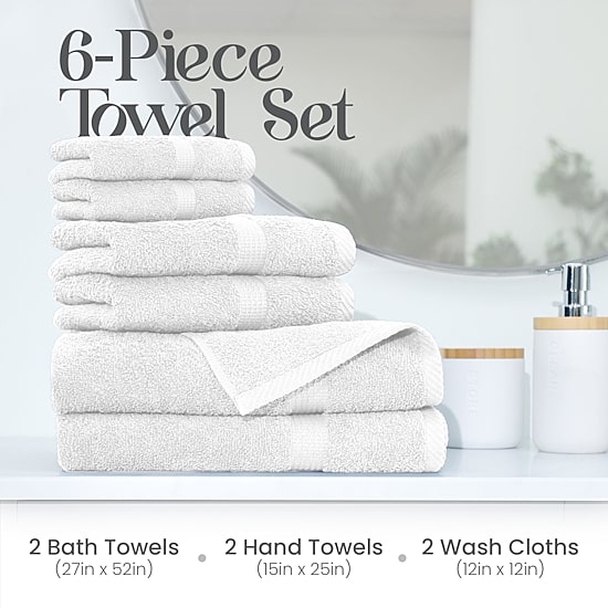 Utica Essentials 6-pc. Quick Dry Bath Towel Set