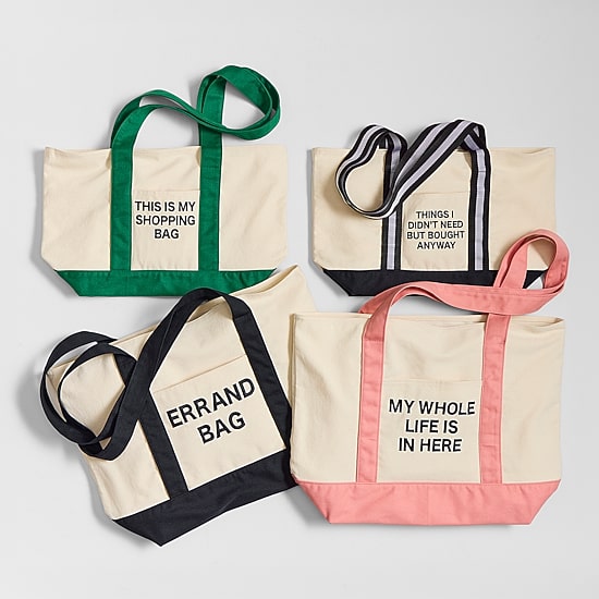 Large Canvas Tote Bag