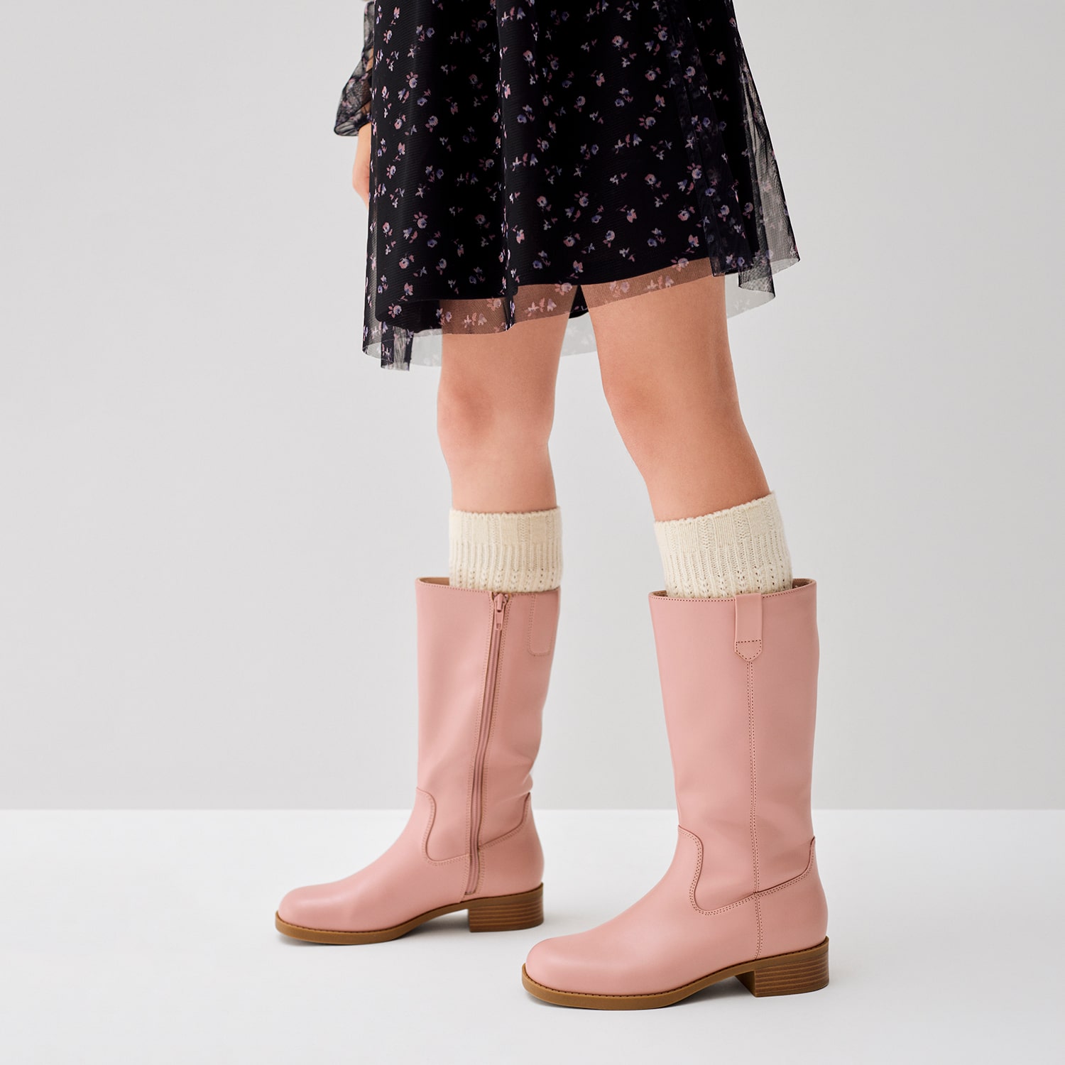 Thereabouts Little & Big Kid Girls Sydney Flat Heel Riding Boots