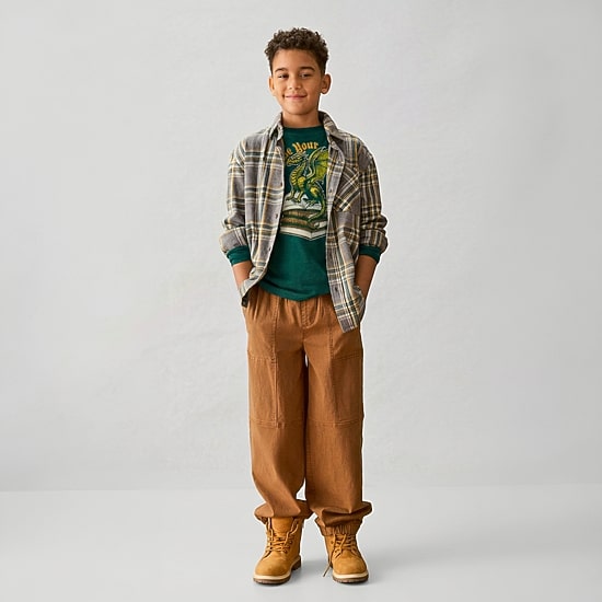 Thereabouts Little & Big Kid Boys Straight Baggy Fit Pull-On Pant