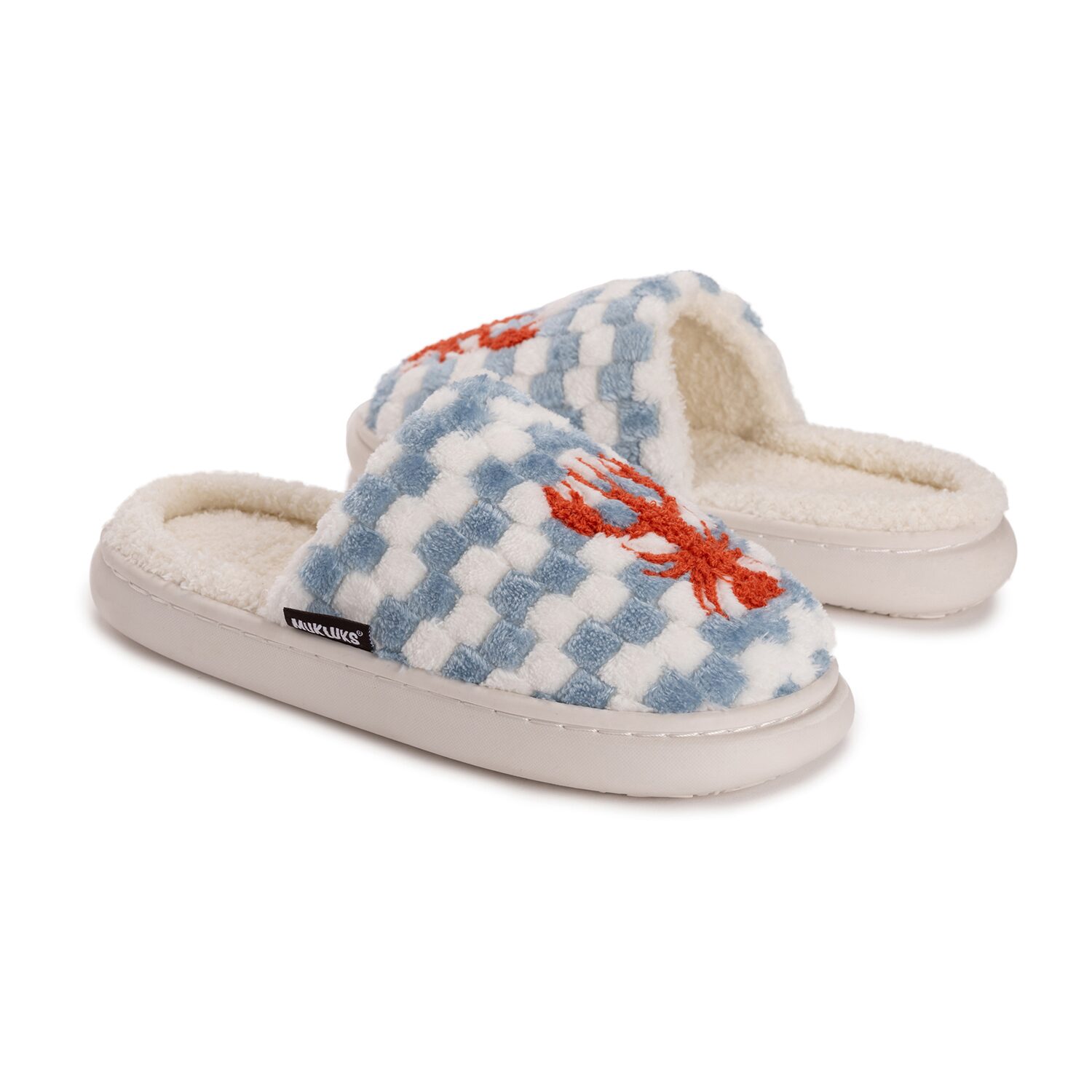 Muk Luks Joss Slide Womens Memory Foam Slip-On Slippers