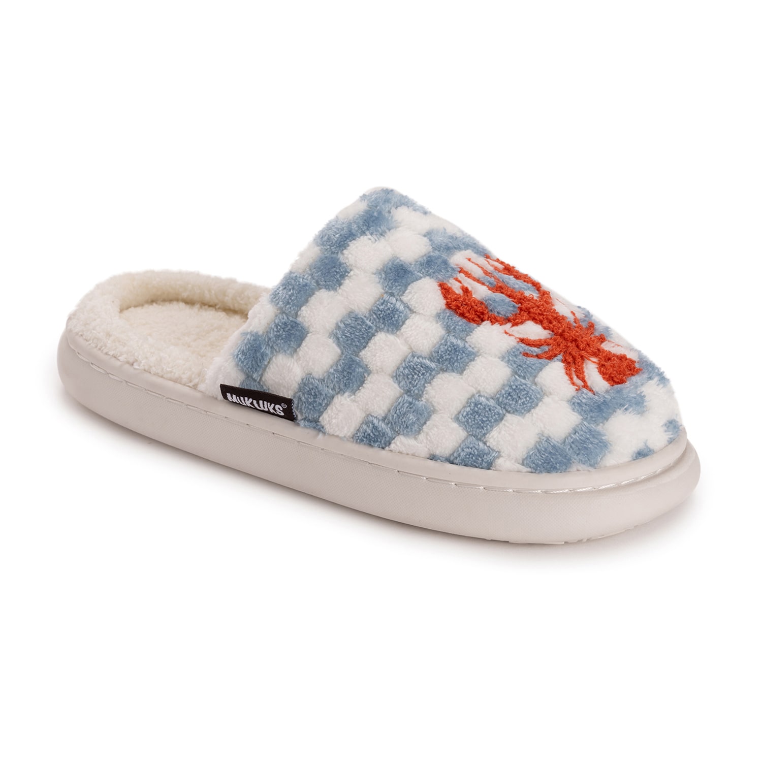 Muk Luks Joss Slide Womens Memory Foam Slip-On Slippers