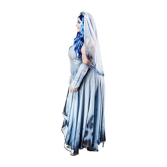Womens Plus The Corpse Bride: Emily 4-pc. Costume