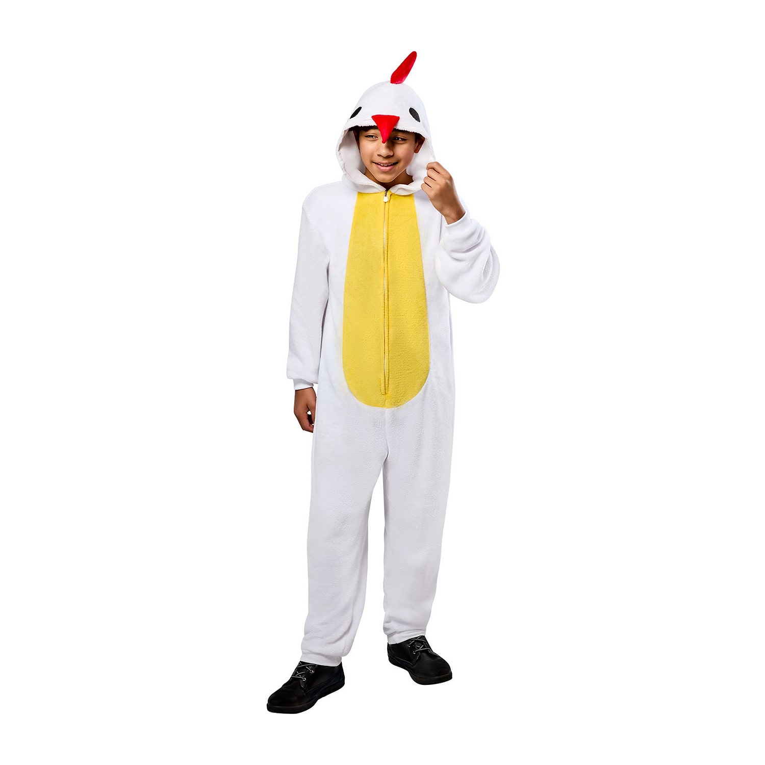 Little & Big Kid Unisex Chicken Hooded Zipster Costume