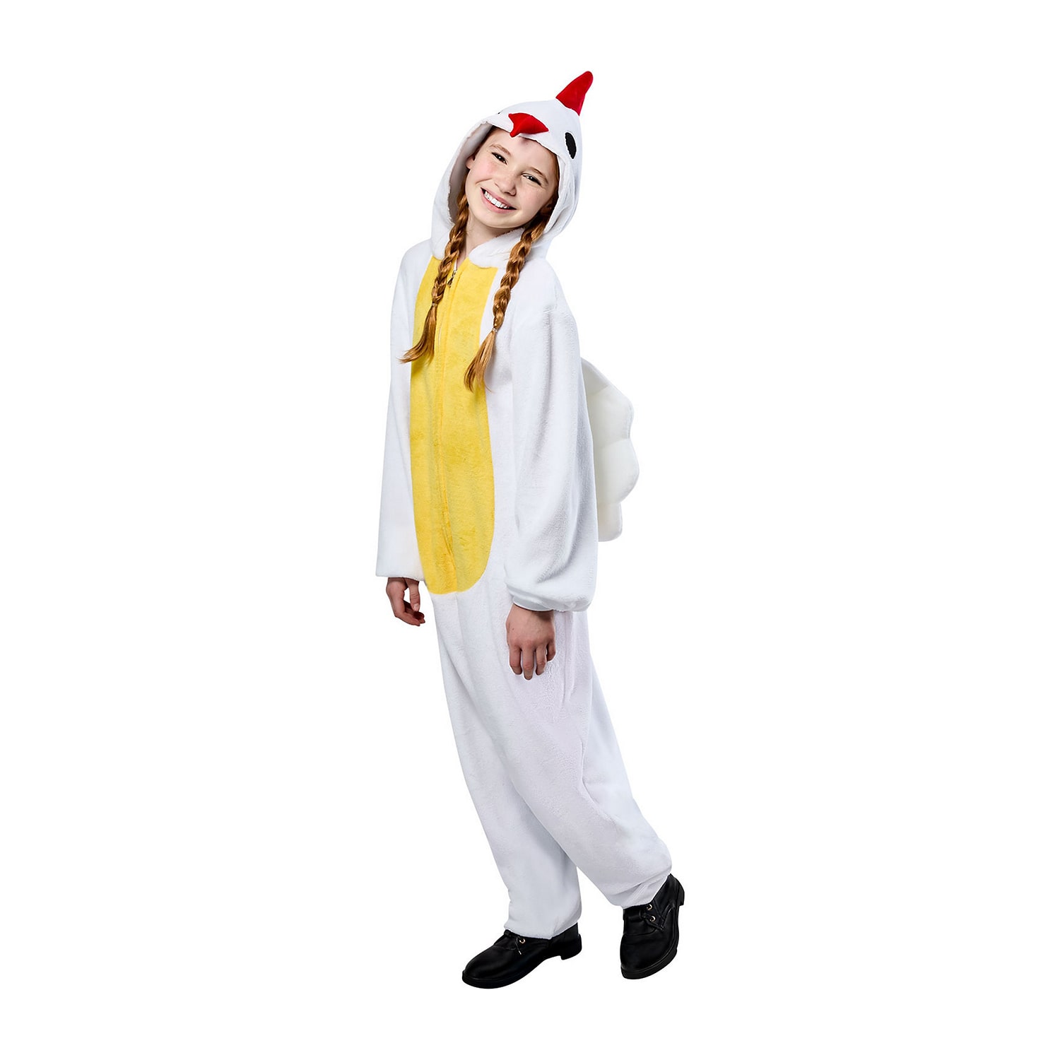 Little & Big Kid Unisex Chicken Hooded Zipster Costume