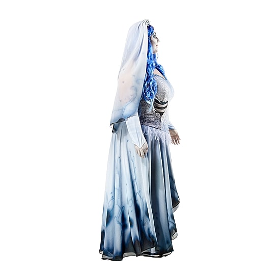 Womens Plus The Corpse Bride: Emily 4-pc. Costume