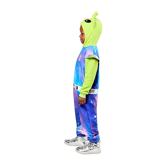 Little & Big Kid Unisex Alien Zipster Costume