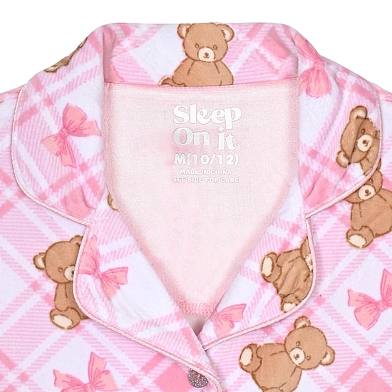 Sleep On It Little & Big Kid Girls Long Sleeve 2-pc. Pajama Set