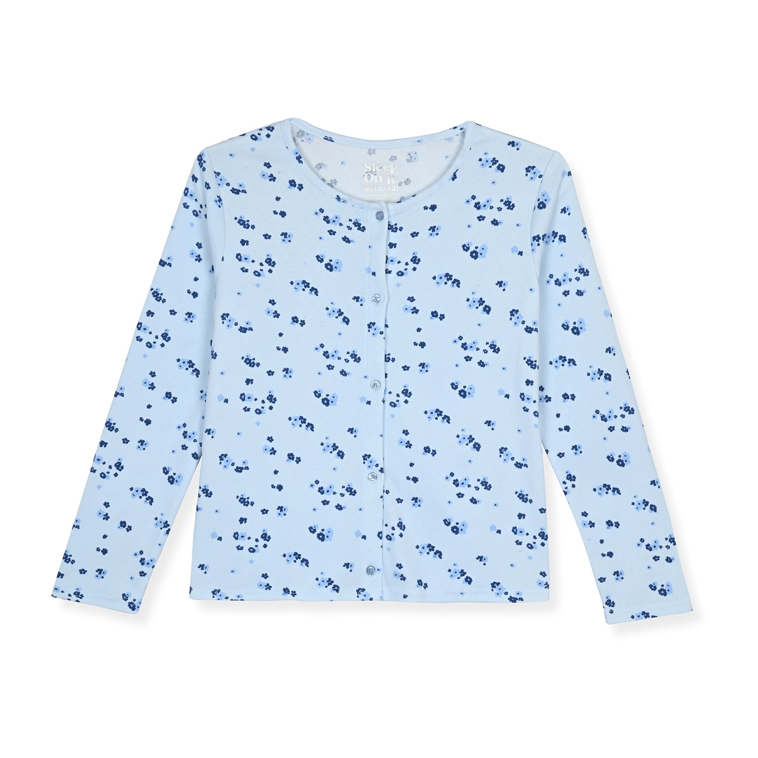 Sleep On It Little & Big Kid Girls Round Neck Long Sleeve 3-pc. Pajama Set