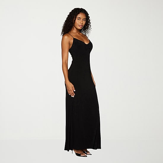 Premier Amour Womens V Neck Sleeveless Maxi Dress