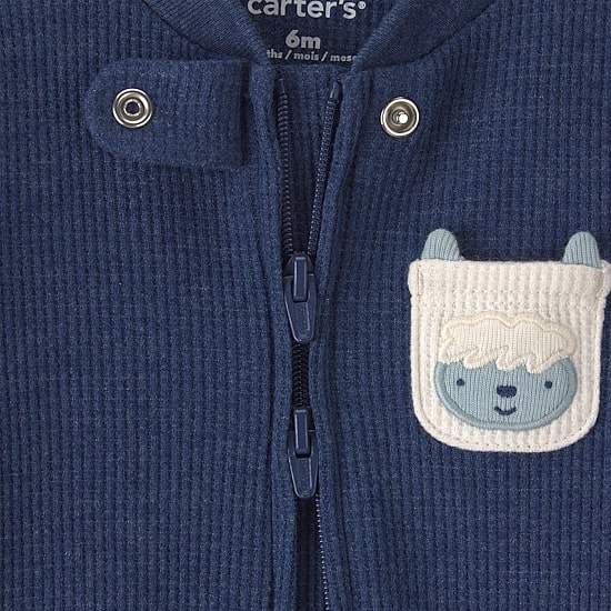 Carter's Yeti Baby Boys Sleep and Play, Color: Navy - JCPenney