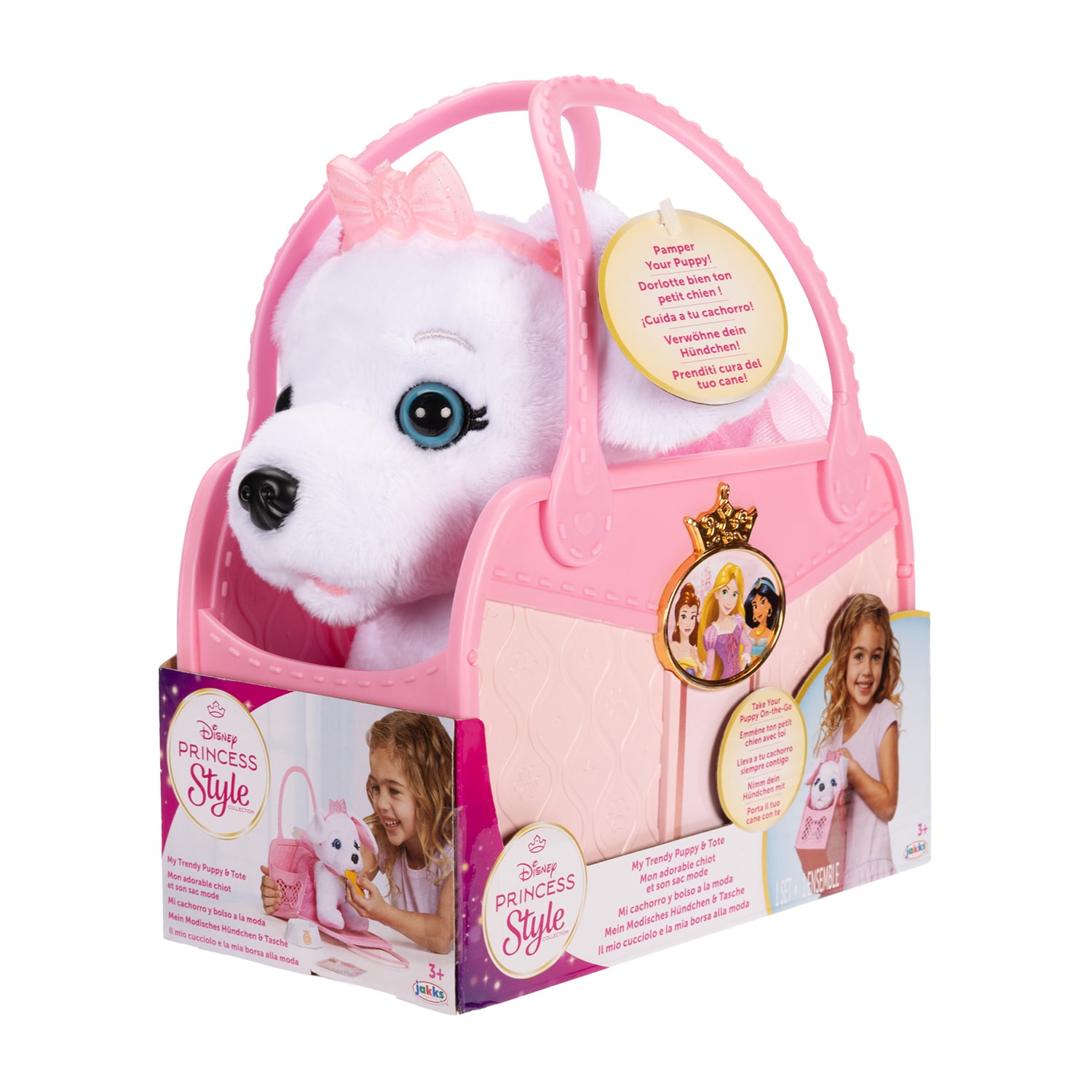 Disney Style Collection Trendy Puppy And Tote