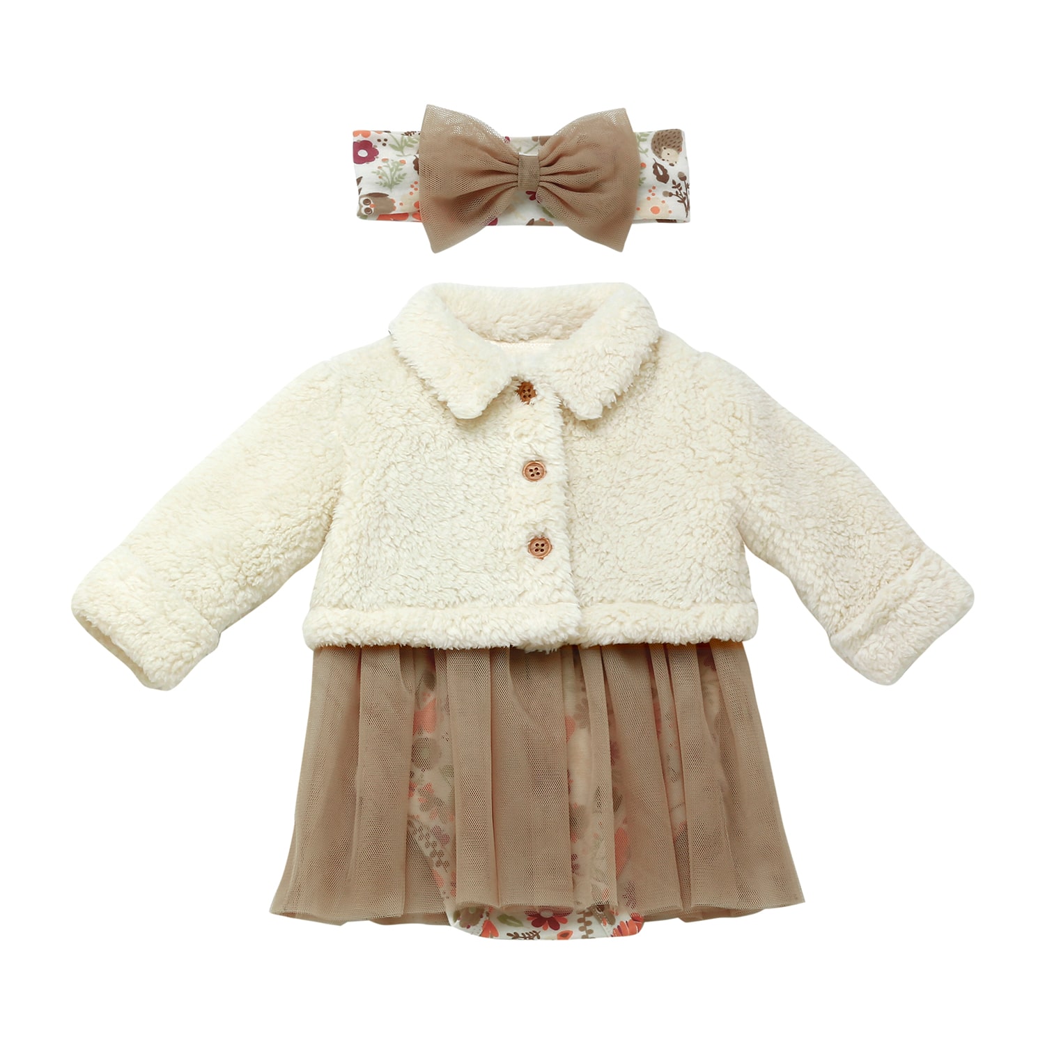 Baby Starters Girls 3-pc. Dress Set