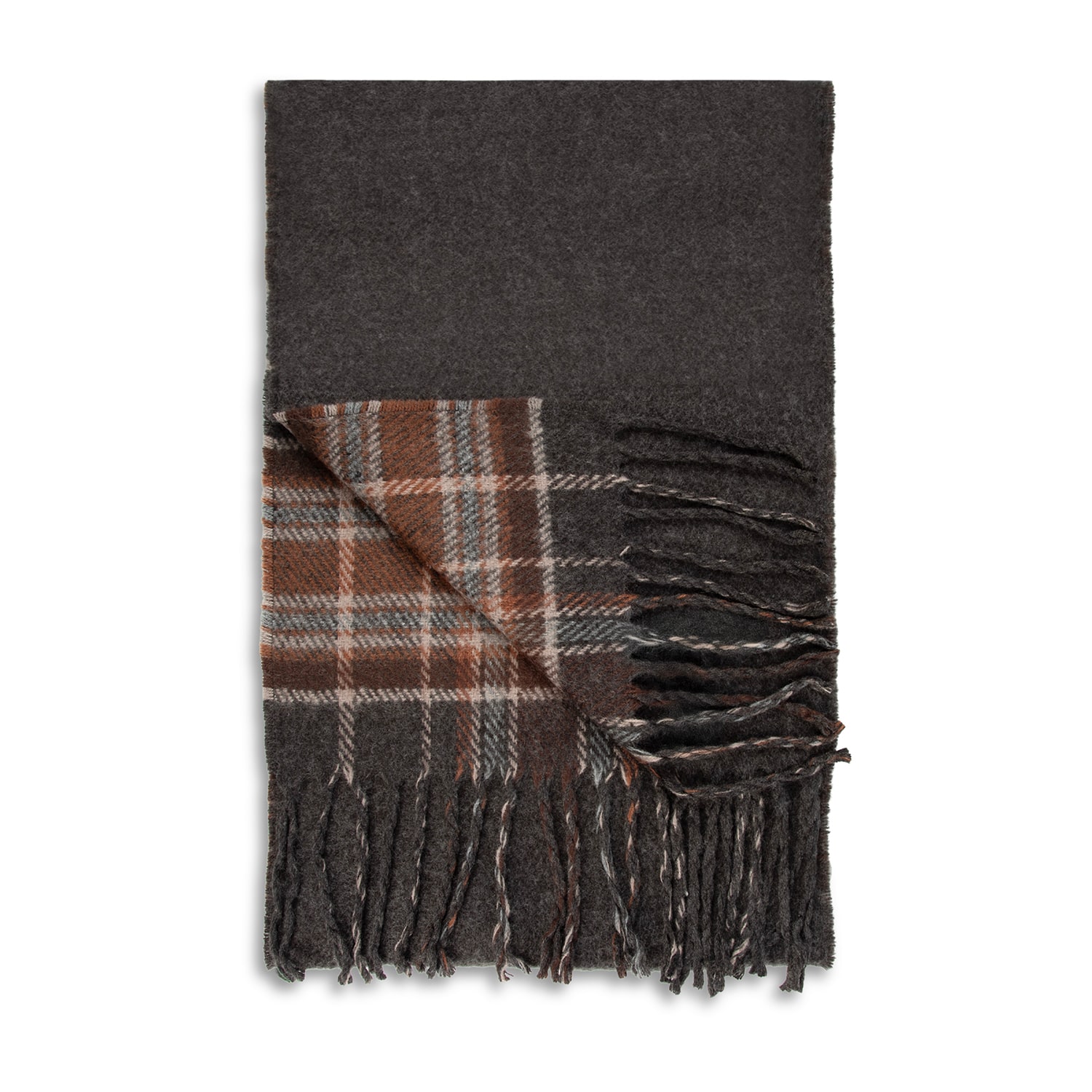 Isotoner Reversible Plaid Scarf