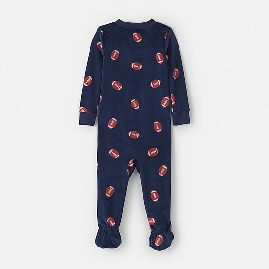Carter's Baby Boys Footed Crew Neck Long Sleeve One Piece Pajama