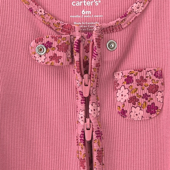 Carter's Baby Girls Floral Sleep and Play