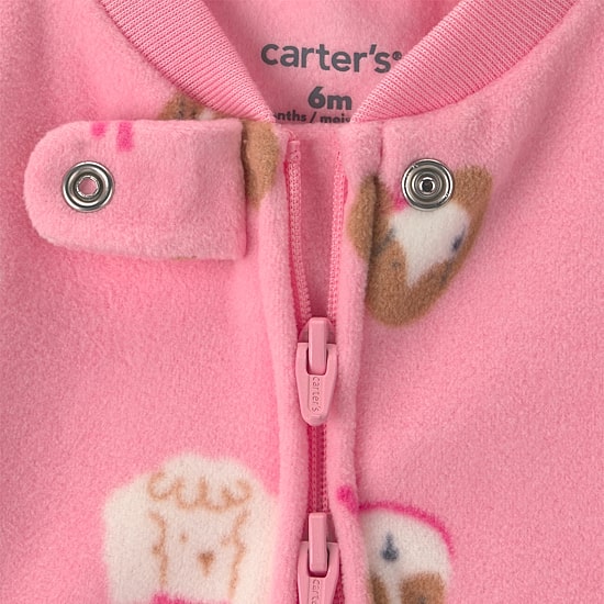 Carter's Baby Girls Animal Sleep and Play