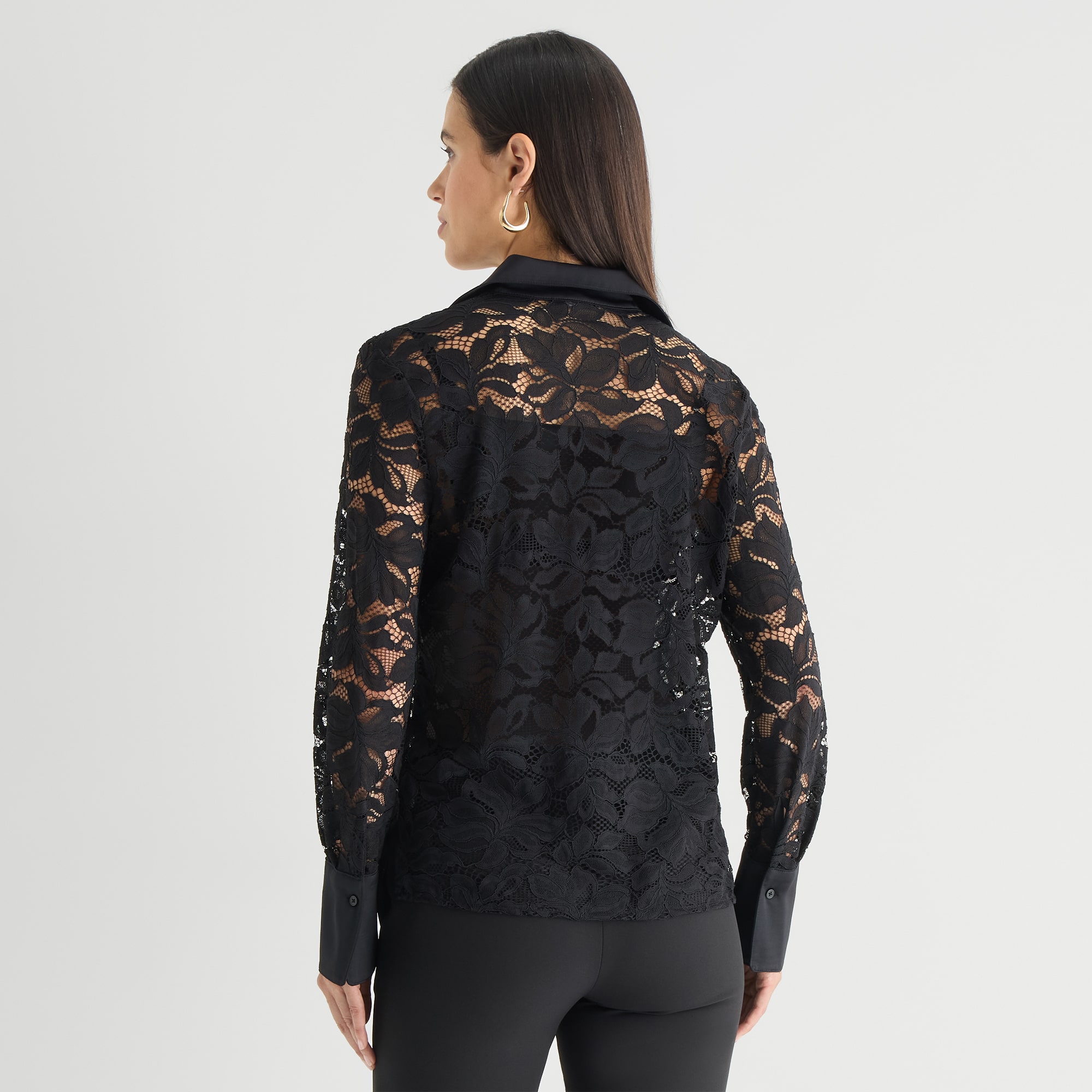 Worthington Womens Cuffed Long Sleeve Regular Fit Button-Down Shirt