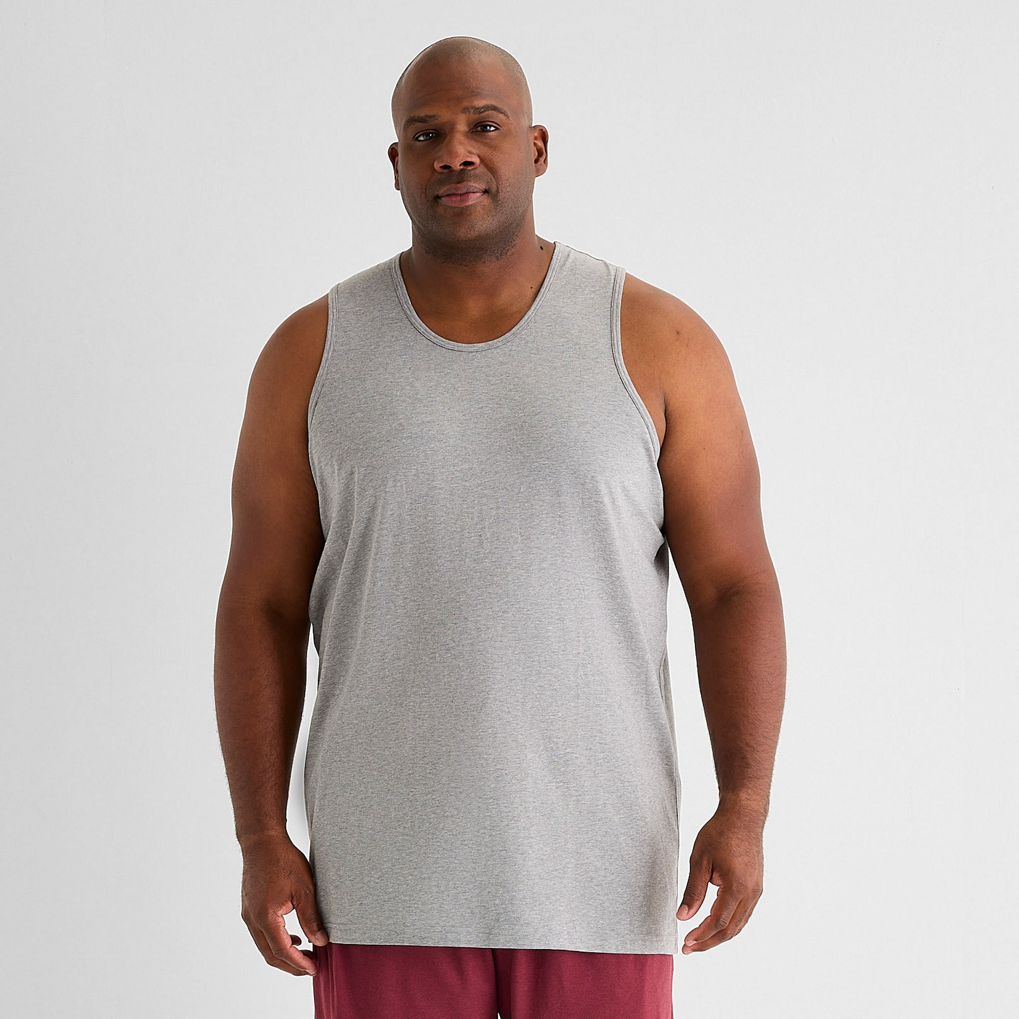 Shaquille O'Neal XLG™ Activated Cooling Mens Crew Neck Sleeveless 3 Pack Big and Tall Tank