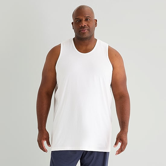 Shaquille O'Neal XLG™ Activated Cooling Mens Crew Neck Sleeveless 3 Pack Big and Tall Tank