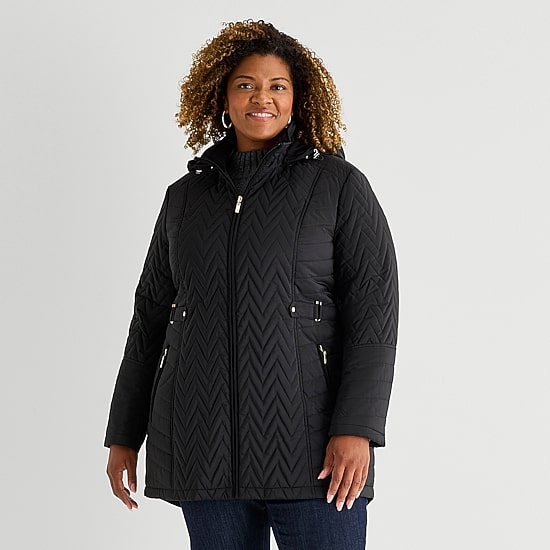 Gallery Womens Midweight Plus Quilted Jacket