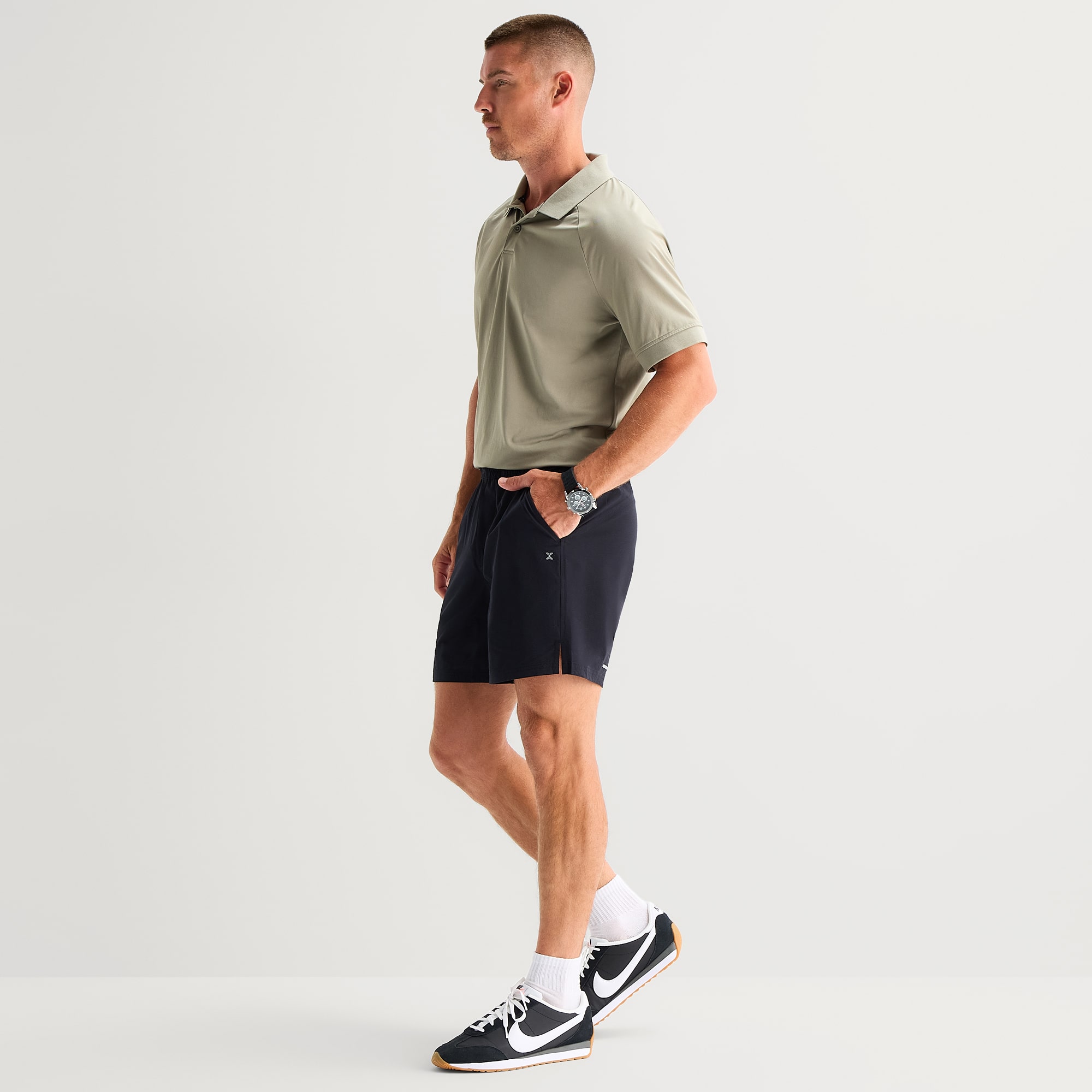Xersion Mens 7" Drawstring Waist Workout Shorts