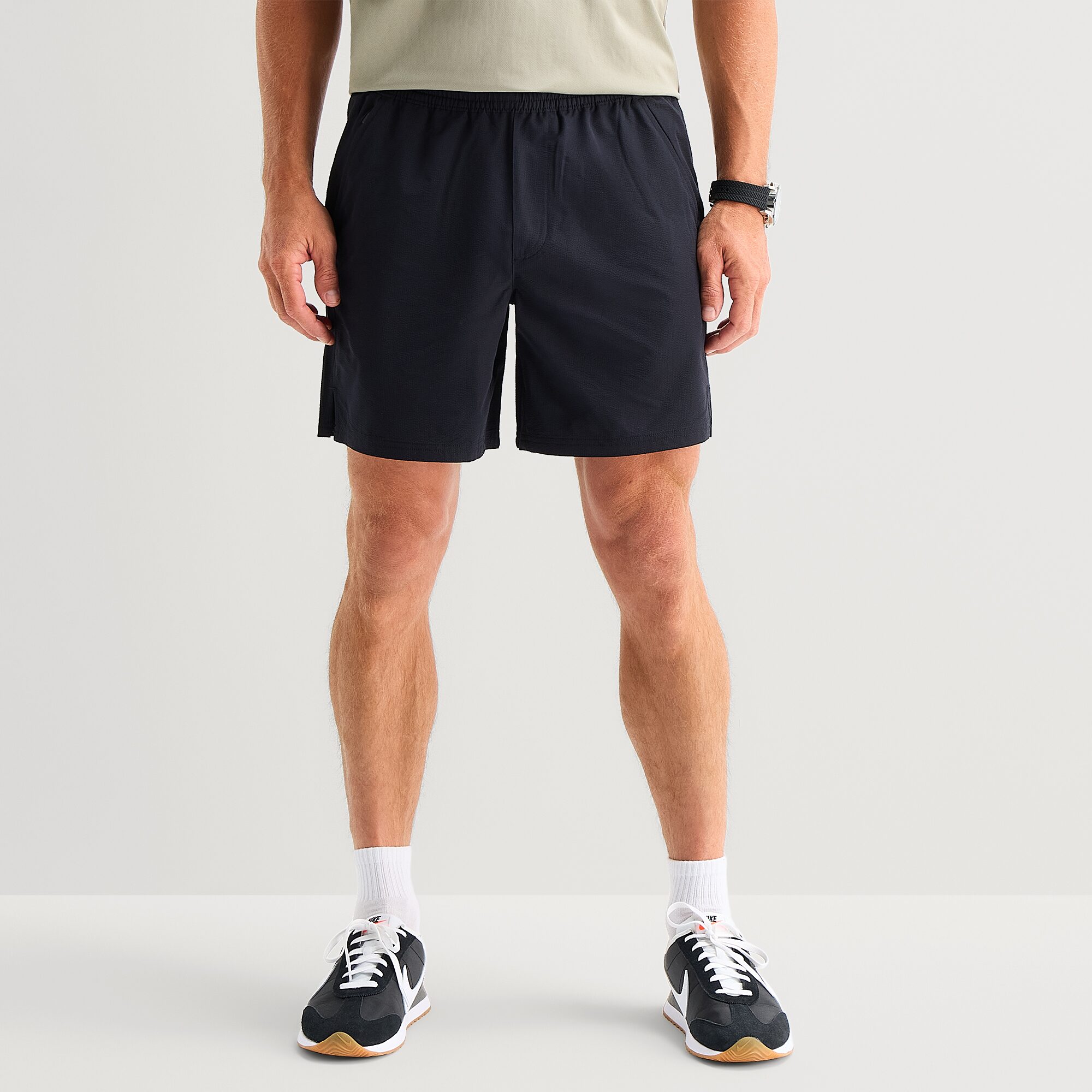 Xersion Mens 7" Drawstring Waist Workout Shorts