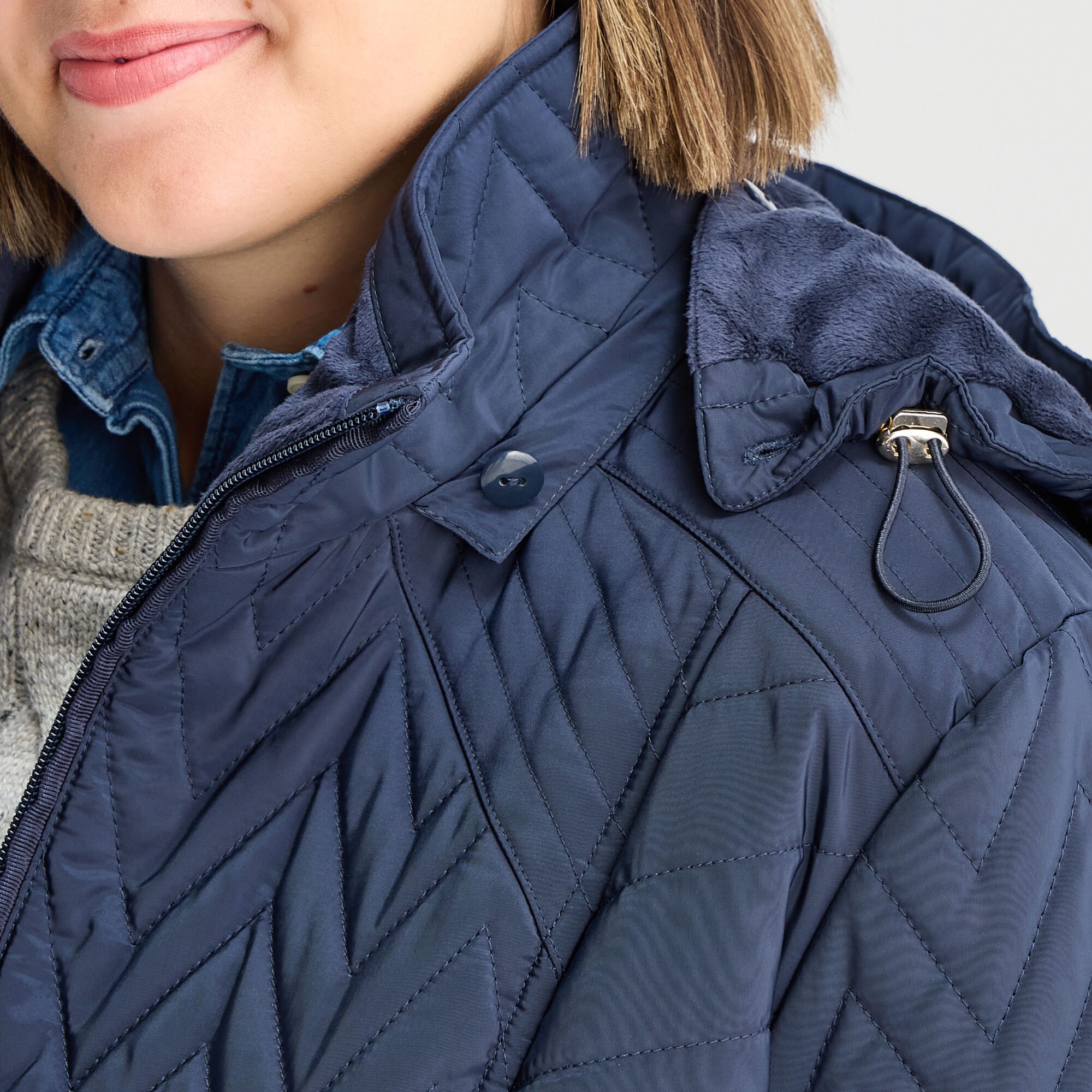 Gallery Womens Midweight Plus Quilted Jacket
