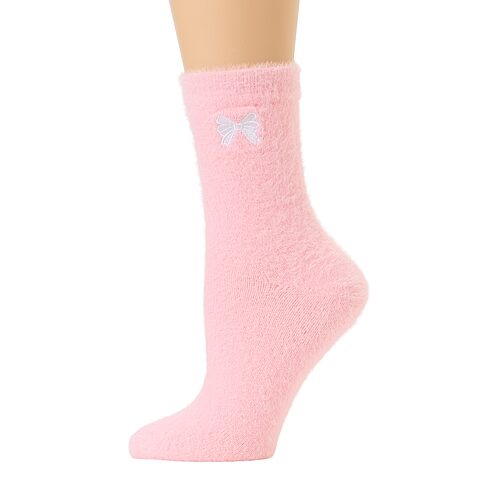 Mixit Womens 1 Pair Crew Socks In Pink