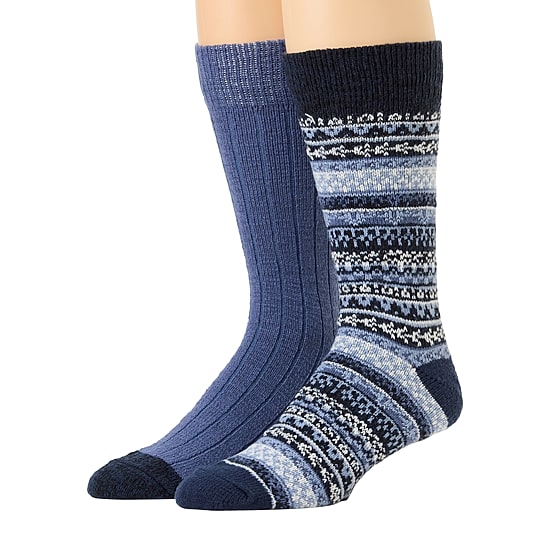 St. John's Bay Mens 2 Pair Boot Socks