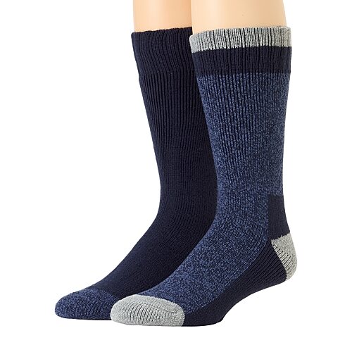 St. John's Bay Mens 2 Pair Boot Socks In Nude