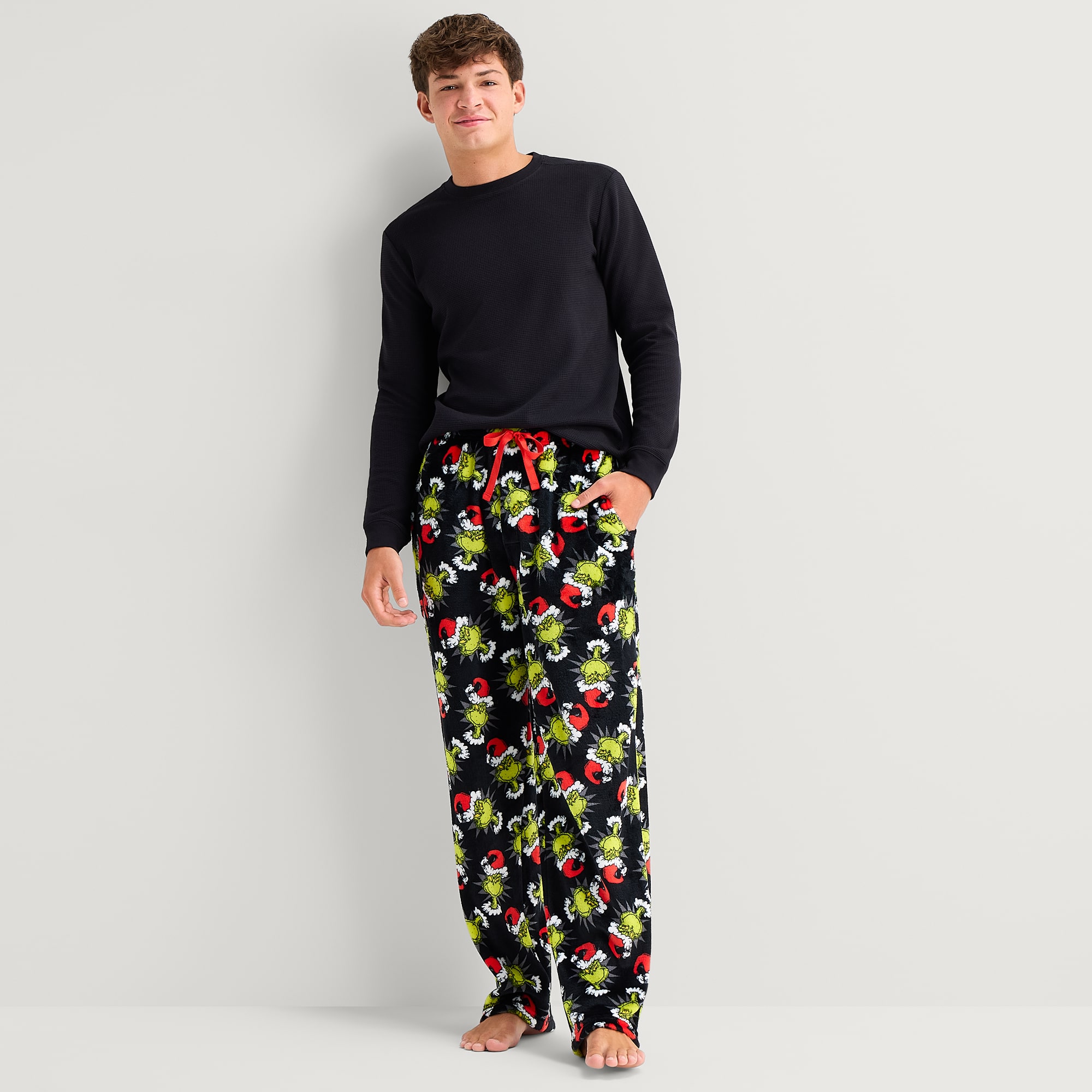 Disney Mjc Mens Grinch Pajama Shorts