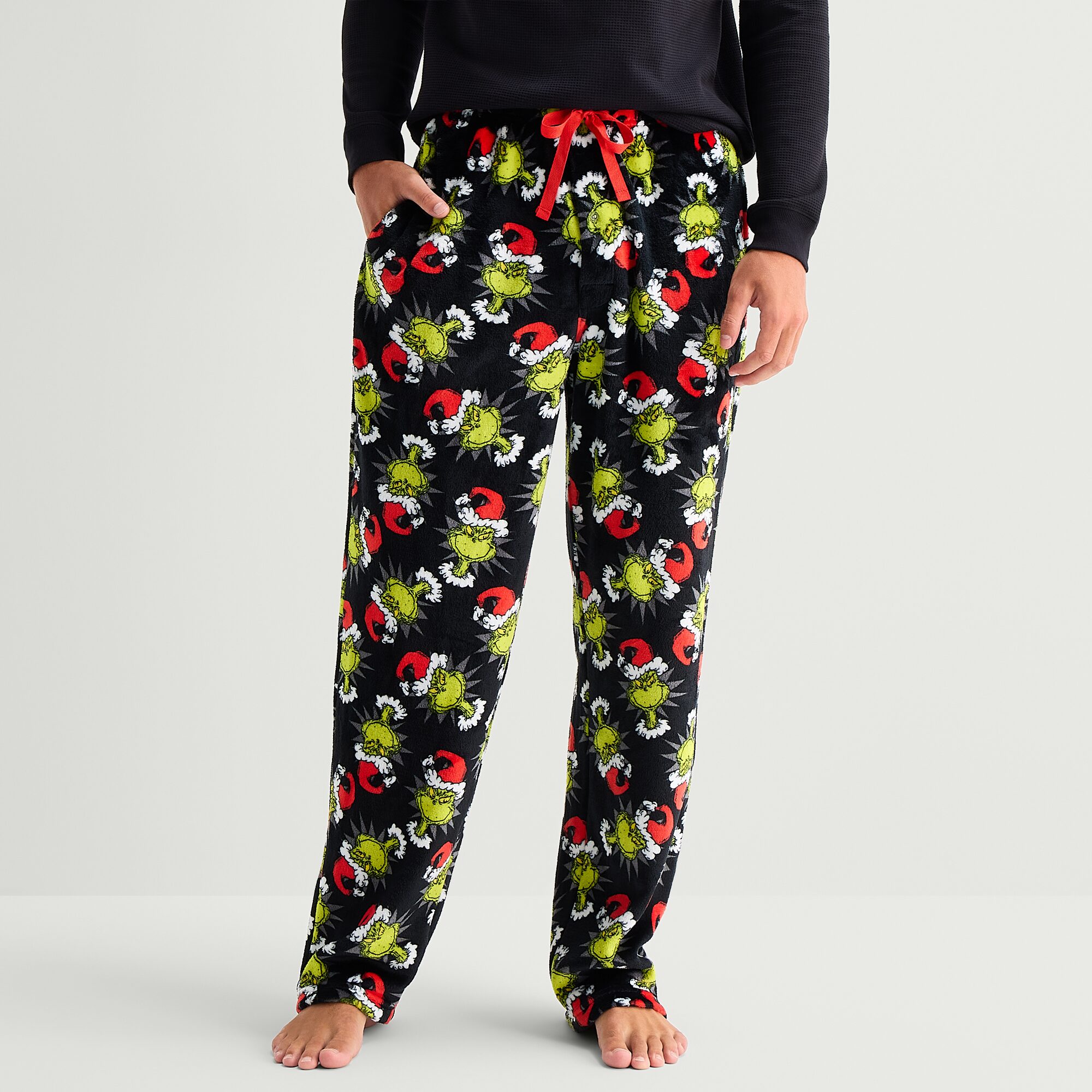 Disney Mjc Mens Grinch Pajama Shorts