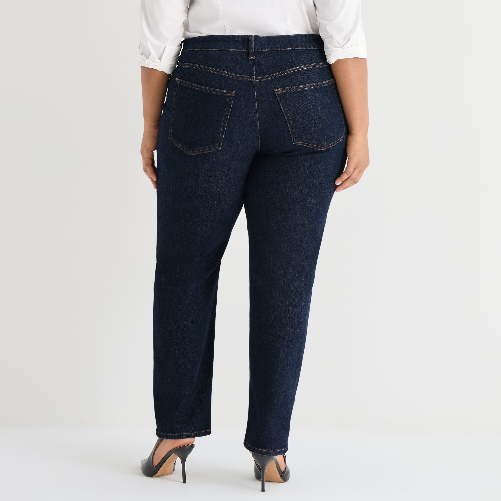 Marilyn Monroe Womens Plus Highest Rise Slim Fit Jean